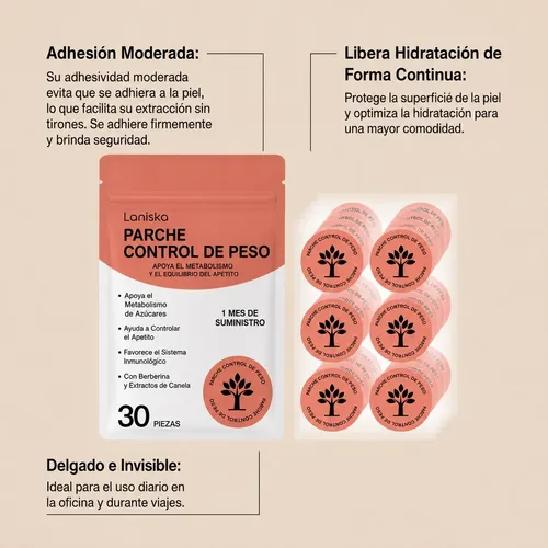Parche Para Adelgazar Y Control De Peso X30u Importado