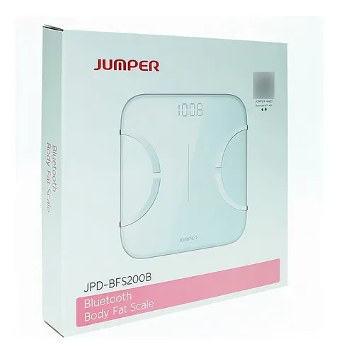 Balanza Digital Inteligente Jumper Medical Bluetooth IMC Grasa Corporal 180kg