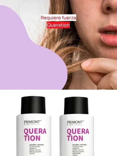 Primont Queration 3 Pasos Shampoo + Acond+ Spray Top Finish