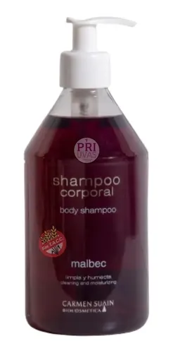Carmen Suain Jabón Y Shampoo Corporal Malbec Sin Tacc 500ml