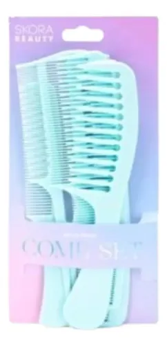 Comb Set De Peines 6 Unidades Distintas Skora Beauty Celeste