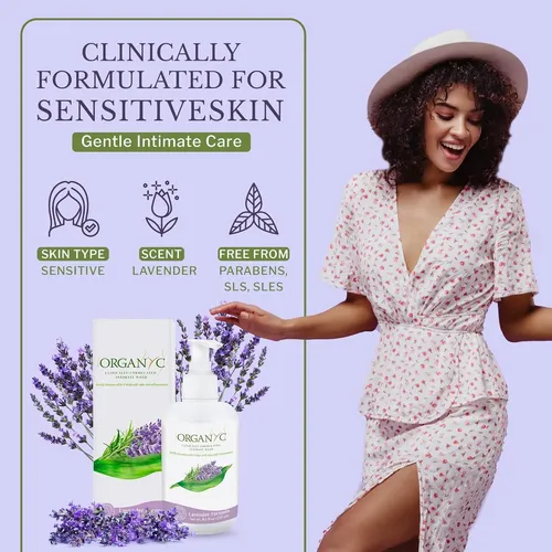 Cuidado Íntimo Organyc Lavanda 250 Ml