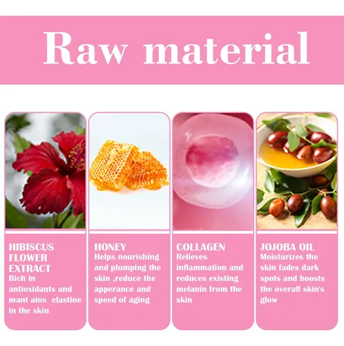 Crema Reafirmante De Miel De Hibisco, Hidratante Y Nutritiva