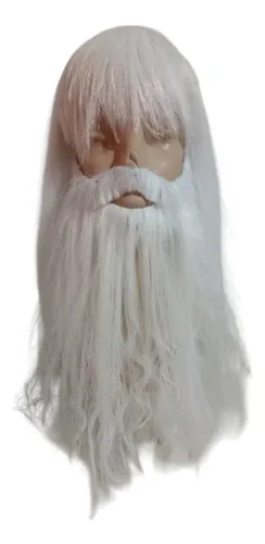 Disfraz Peluca Y Barba Blanca By La Parti Wigs