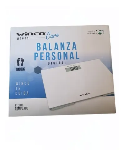 Balanza Digital Personal Para Personas Baño Led Winco W-7000