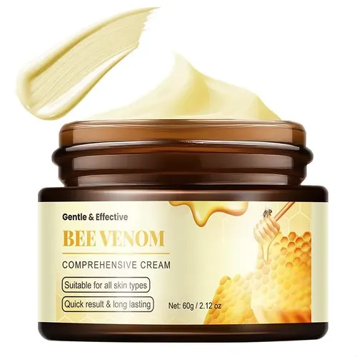Crema Facial Con Vitamina C, Veneno De Abeja, Cuidado De La