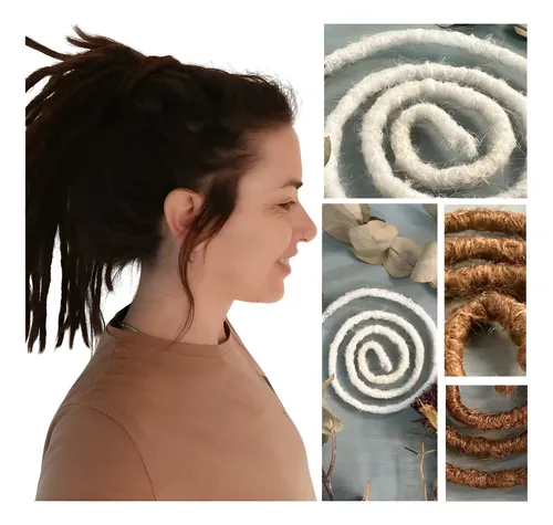 Spiralocks De Pelo Sintético Moldeables Para Atar Rastas