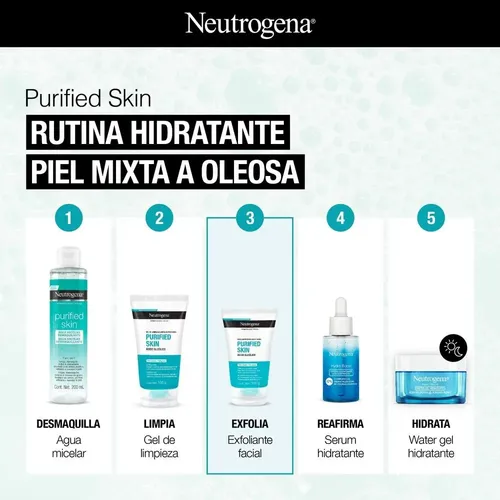 Gel Exfoliante Neutrogena Purified Skin X 100 Gr.