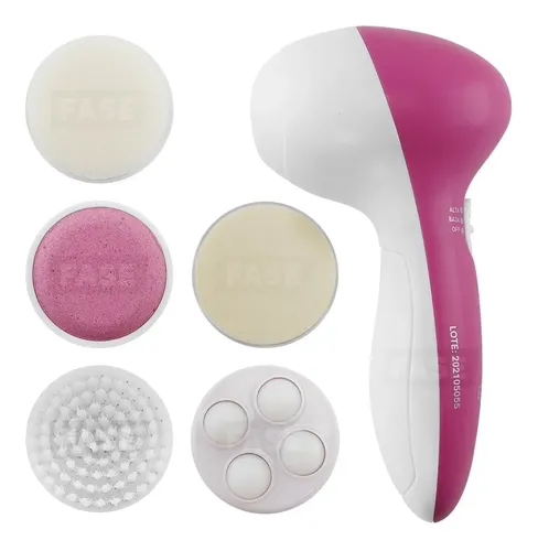 Cepillo Facial Limpiador Masajeador Exfoliante 5 En 1 Pilas