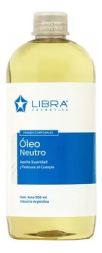 2 Oleo Para Masajes Neutro 500gr. – Libra Cosmetica Fragancia Suave