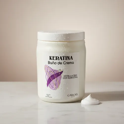 Baño De Crema Keratina Hidratacion Regeneracion Carlaq 1kg
