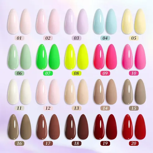 Set De Gel De Uñas Born Pretty 23 Piezas (base Y Top Coat)