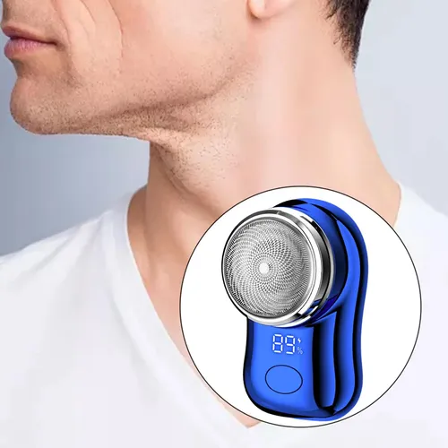 3 Mini Afeitadora Para Hombres Para Usar La Depilación Azul