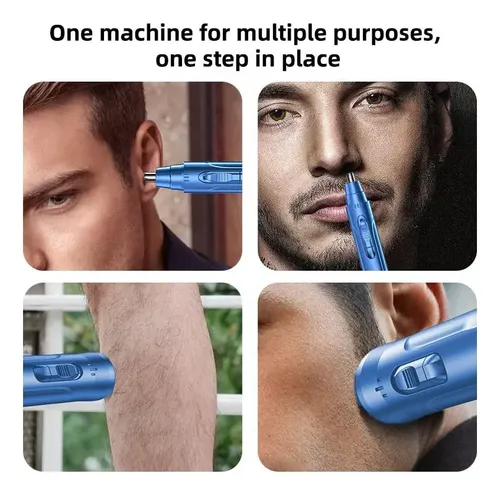 Recortador De Vello Nasal Eléctrico 2 En 1 For Hombre,