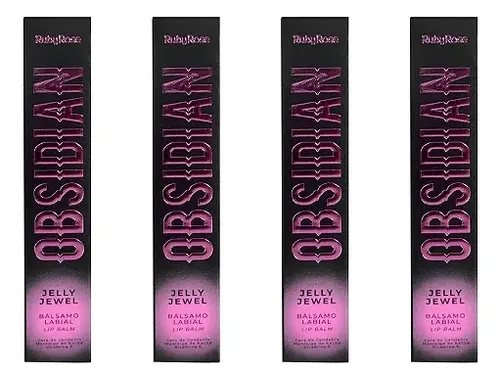 Balsamo Labial Gloss Color Jelly Jewel Obsidian Ruby Rose
