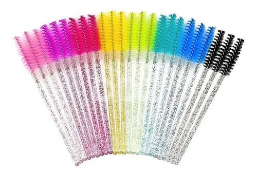 Cepillos X50 Peine Rimmel P/cejas Pestañas Extensión Cristal