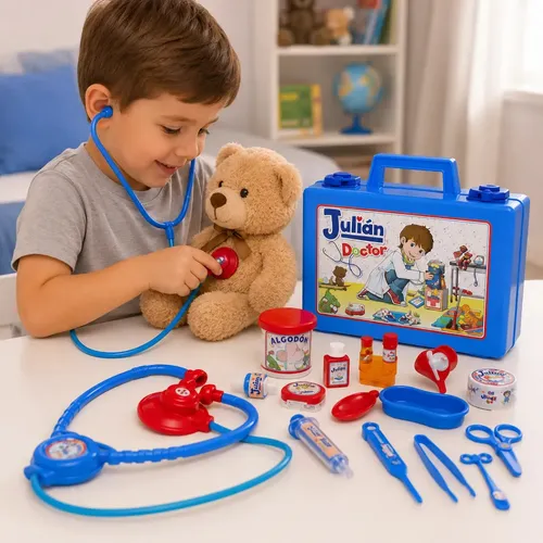 Valija Juliana Maletin Julian Doctor Accesorios Set Estetoscopio