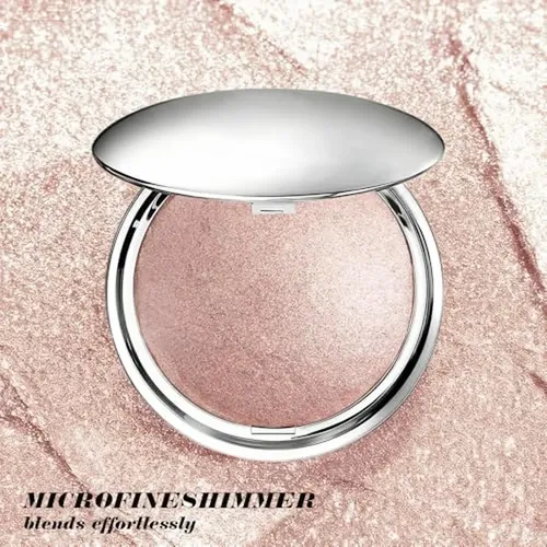 Maquillaje Iluminador Facial Champagne Glow Shimmer, Soft Pi