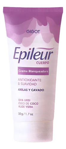 Gigot Epileur Crema Blanqueadora Axilas Y Cavado 50 Gr.