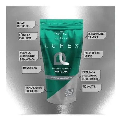 Polvo Decolorante Mentolado Nov Lurex X 690g