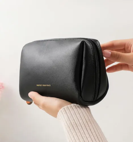 Bolsa De Maquillaje De Viaje Aveniee Small De Piel Vegana Ne