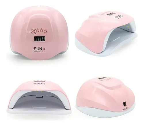 Cabina Uñas Profesional Uv Led 54w Sun X Semi-gel-acrilico Color Rosa
