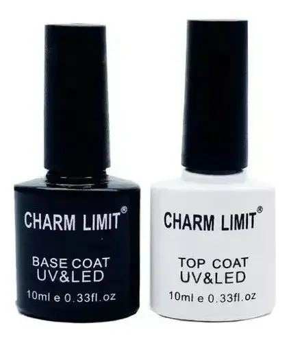Kit X3 Esmaltes Semipermanentes Top Coat Base Coat Primer A Elección