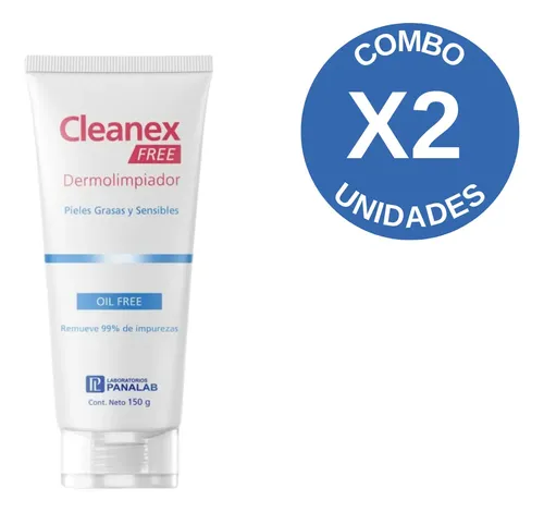 Combo X2 Cleanex Free Gel Limpiador 150 Gr