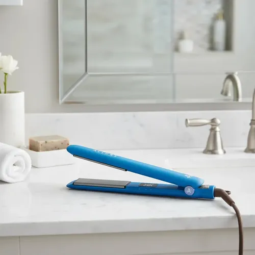 Planchita Para Pelo Allure Pl1020ap Titanium Ion Technology Color Azul