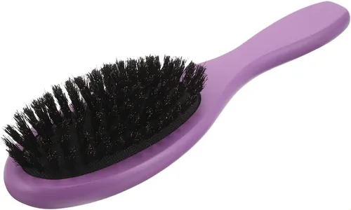 Cepillo Para Cabello Cerdas De Jabali Madera Diseño Paddle