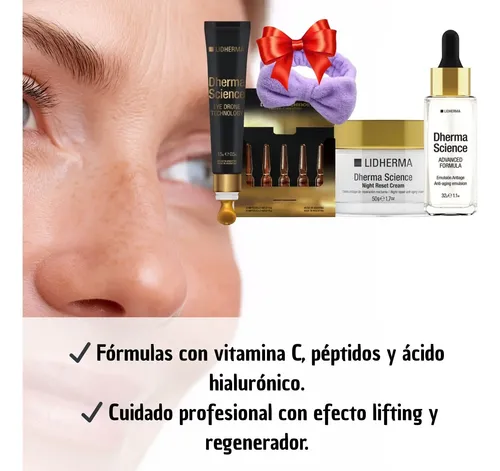 Kit X4 Dherma Science Antiarrugas Lidherma Pieles Maduras