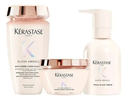 Set Rutina Kérastase Gloss Crème: Bain + Masque + Leave In