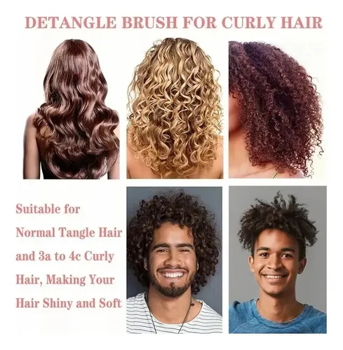 Peine De Masaje De Pulpo Adecuado Para Cabello Rizado Y