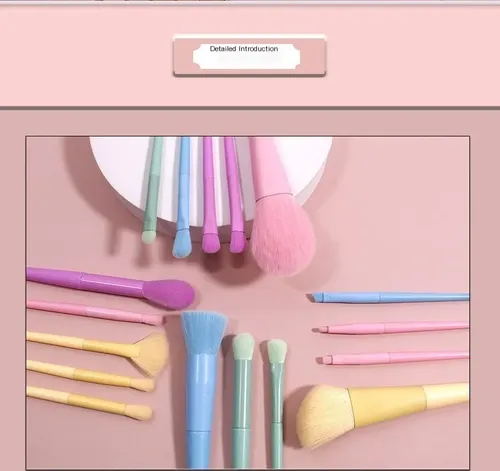 Set De 17 Brochas De Maquillaje De Fibra Artificial