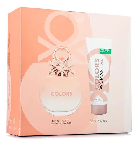 Perfume Mujer Colors Rose (edt80ml+bl75ml) Benetton
