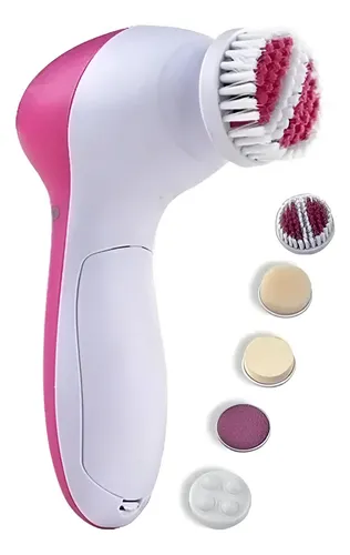 Cepillo Facial Masajeador Exfoliante Limpieza 5 En 1 A Pilas