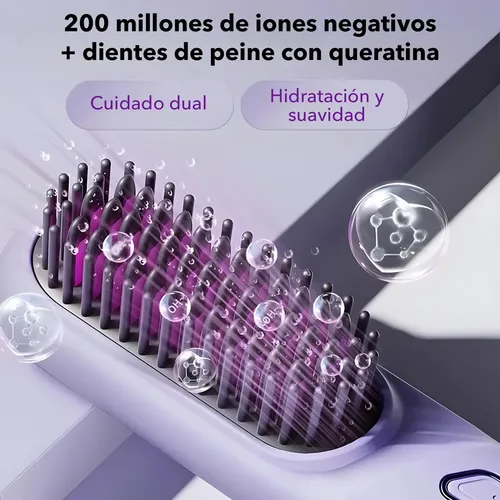 Cepillo Alisador Eléctrico Para Cabello