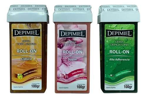 Cera Roll On Depimiel Descartable X24 Unidades A Elección