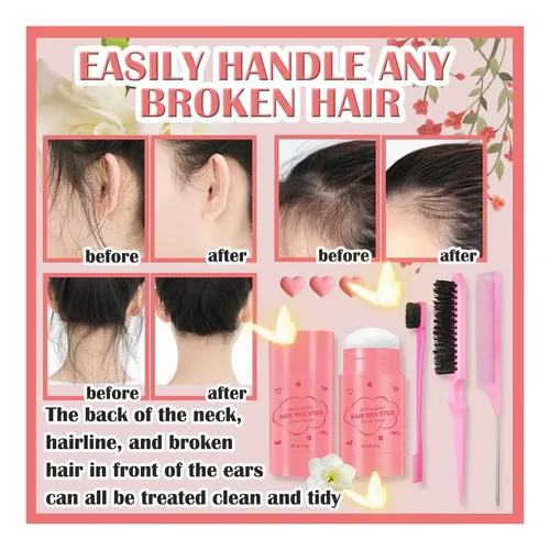 Juego De 4 Peines De Cera Para El Cabello, Prácticos