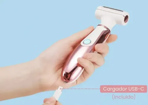 Depiladora Femenina 4 En 1 Recargable Con Accesorios Om