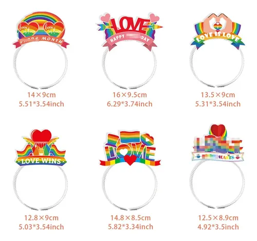 Accesorios Para El Cabello Tocado Del Orgullo Amor E