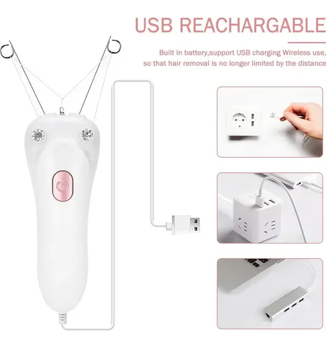 Epilador Eléctrico Inalámbrico Flylin Para Vello Facial
