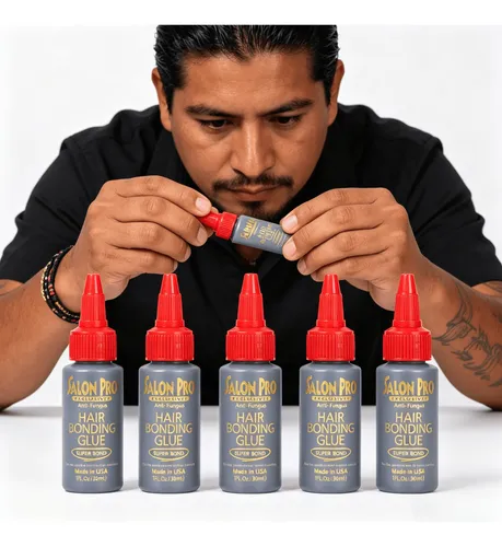 Pegamento Salon Pro Para Extensiones De Cabello X5 30ml Variation