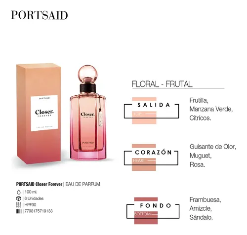 Portsaid Closer Forever Perfume 100ml Original