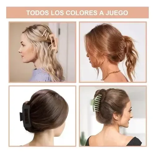 As Pinzas For Cabello Peinados Broche Pasador Colores14pz As