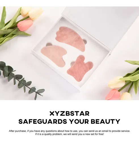 Set De Herramientas Faciales Gua Sha Xyzbstar, Herramienta D