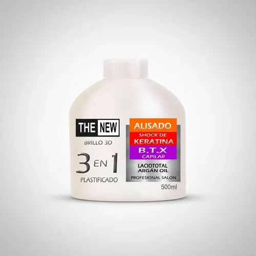Keratina Alisado Plastificado Rejuv Capilar 3 En 1 X 500 Ml