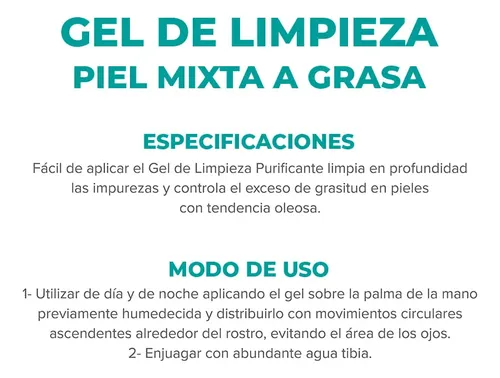 Gel Facial De Limpieza Purificante X 150 Gr