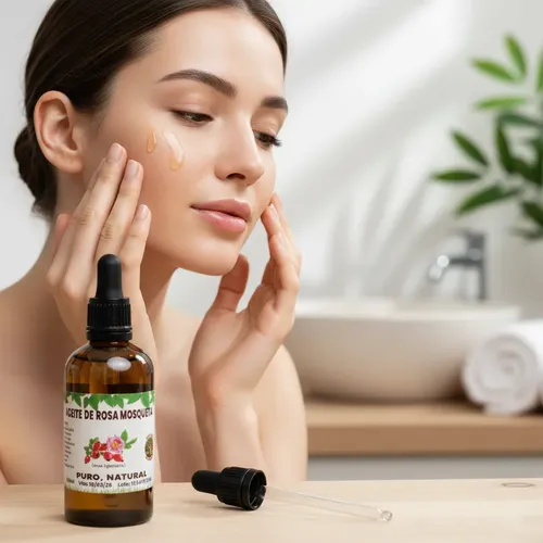 Aceite De Rosa Mosqueta Puro Cremas Masajes Estrias 100 Ml