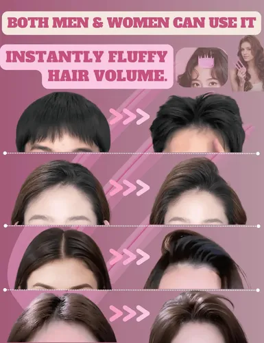 Set De Pinzas For Dar Volumen Al Cabello Flasloth, Peine Pa